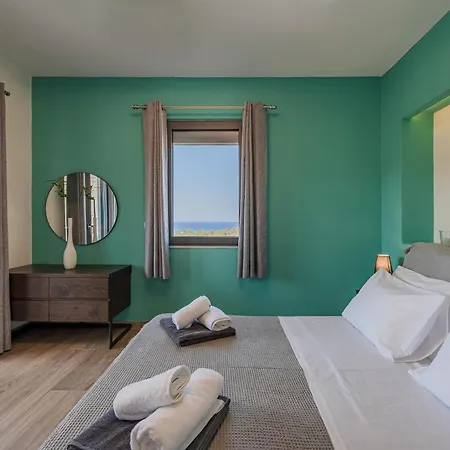 Villa 3as Luxury With Heated Pool, Sauna And Gym Rétino